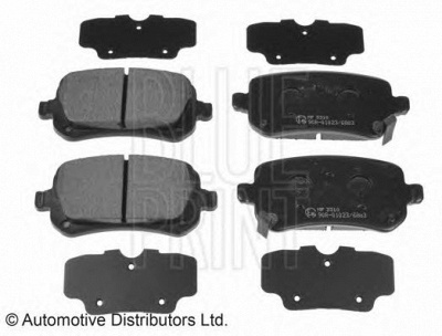 BLUE PRINT ada104259 -  Комплект тормозных колодок, дисковый тормоз
